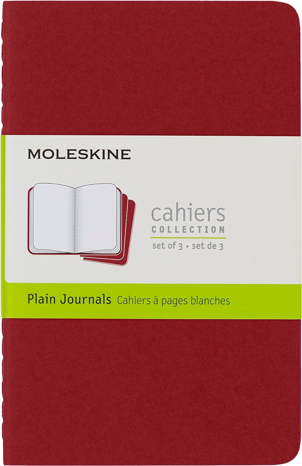 Moleskine Plain Softcover Journal Set of 3