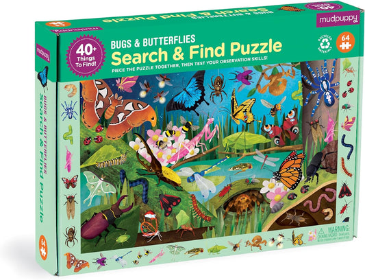 Bugs and Butterflies Search & Find Puzzle