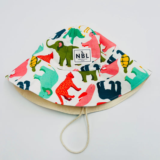 Baby Summer Hat Colourful Animals