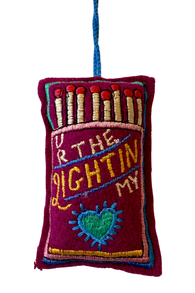 Light In My Heart Embroidered Decoration
