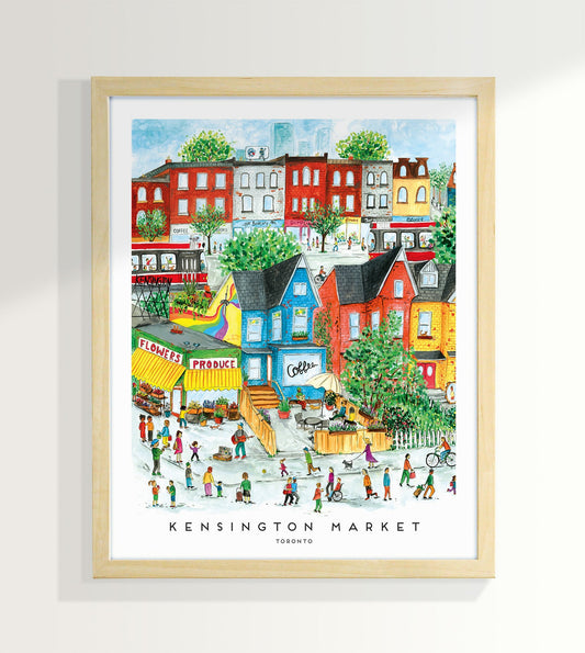 Toronto's Kensington Market Art Print