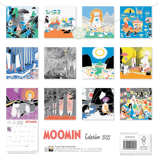 Moomin 2027 Wall Calendar