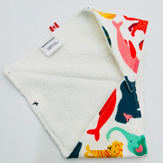 Colourful Animals Bandana Bib