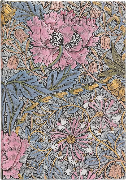 Morris White Honeysuckle Hardcover Journal