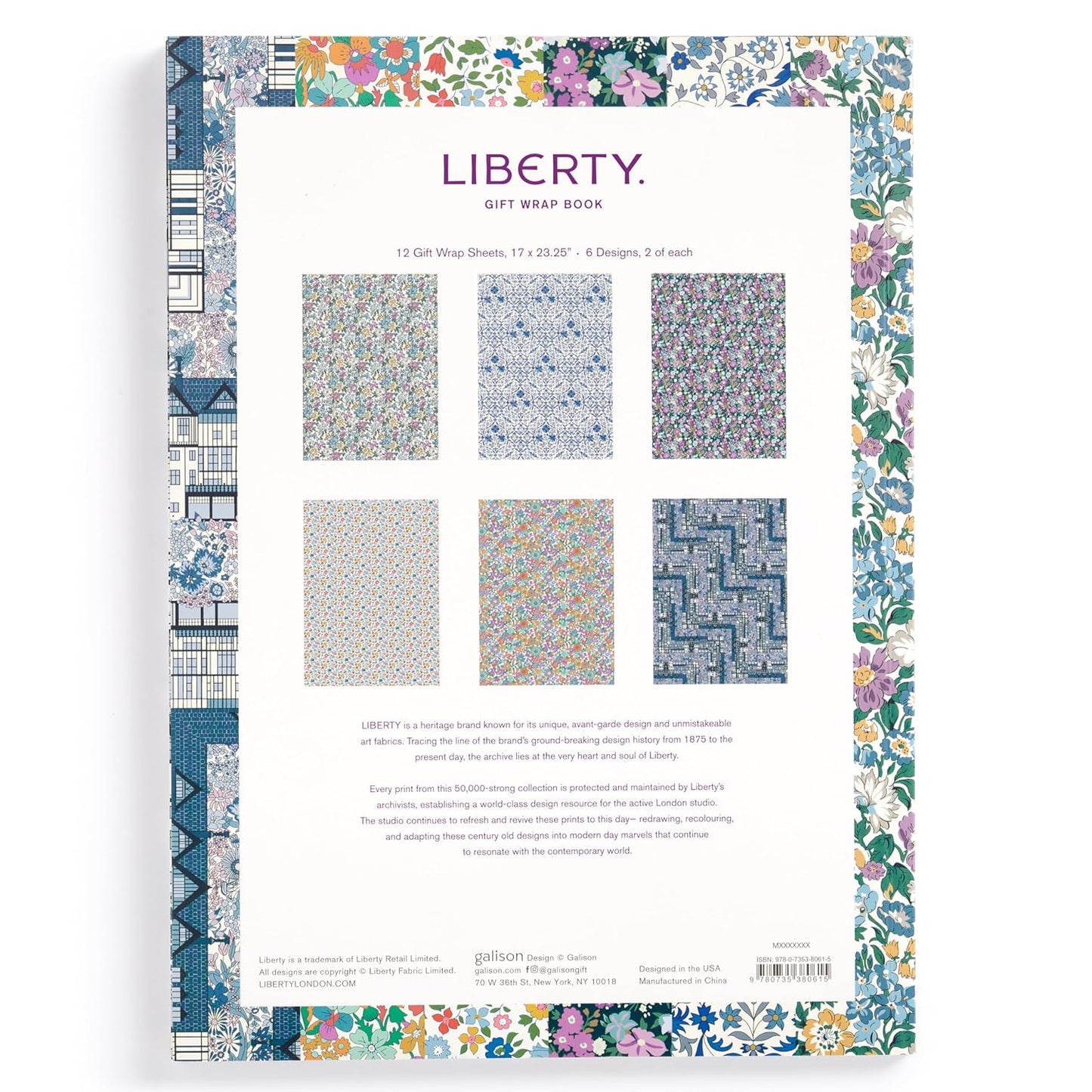 Liberty Gift Wrap Book