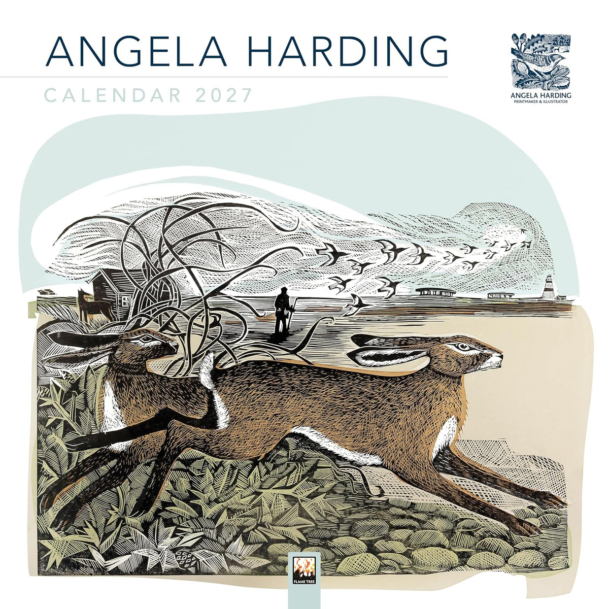 Angela Harding 2027 Wall Calendar