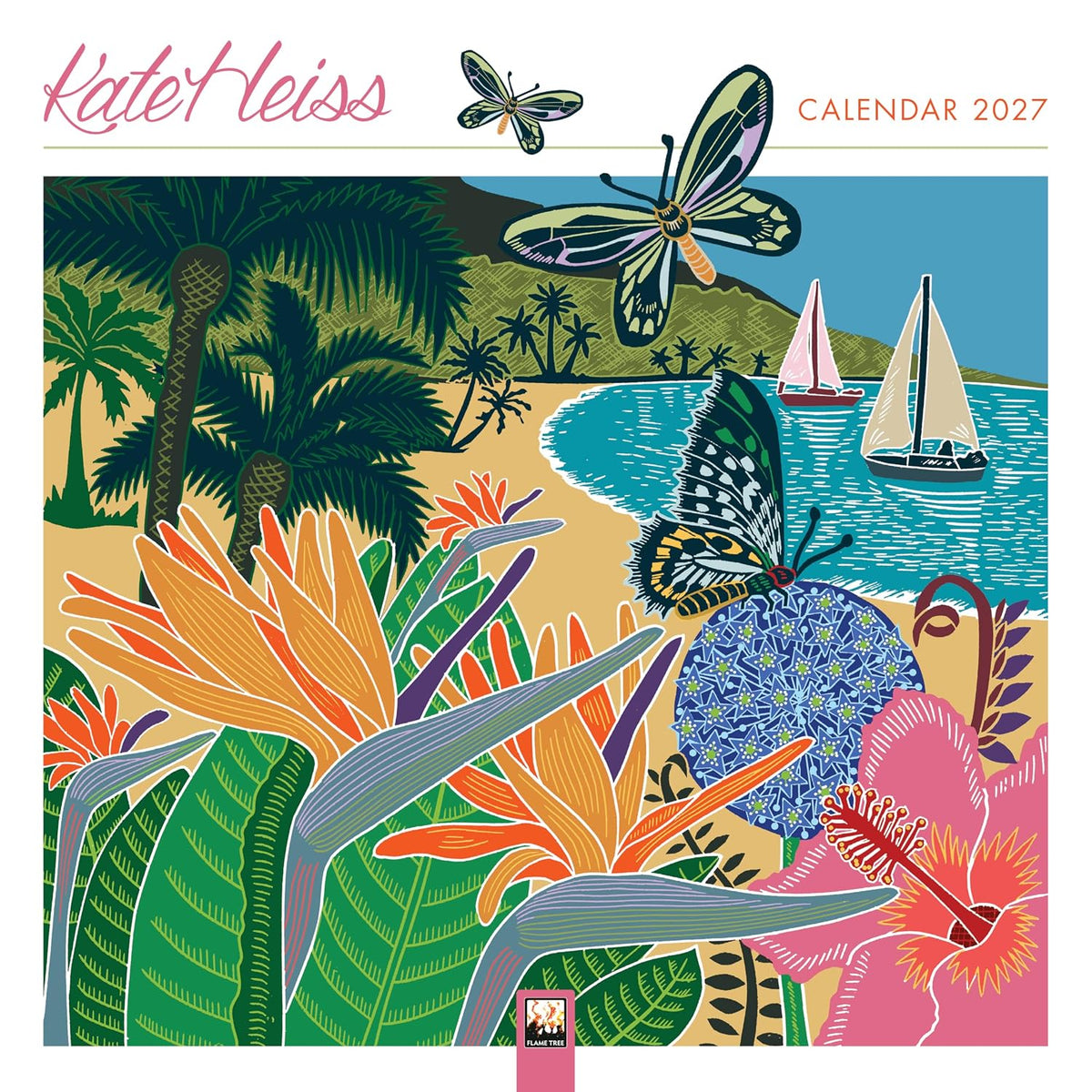 Kate Heiss 2027 Wall Calendar