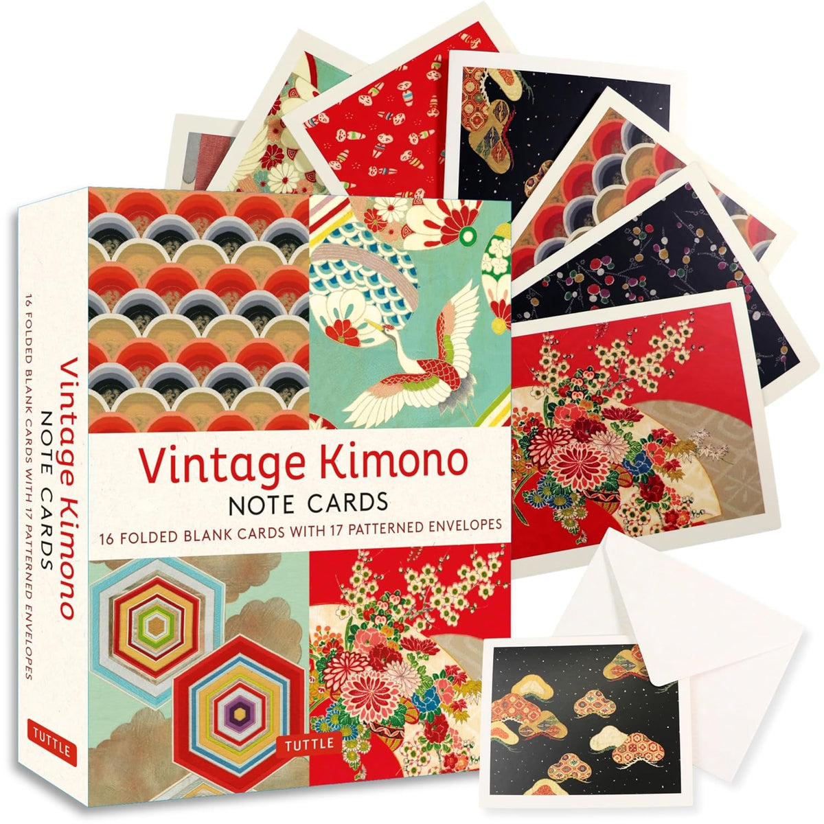Vintage Kimono Note Cards