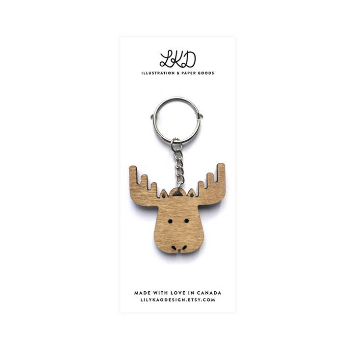 Lily Kao Wooden Keychains
