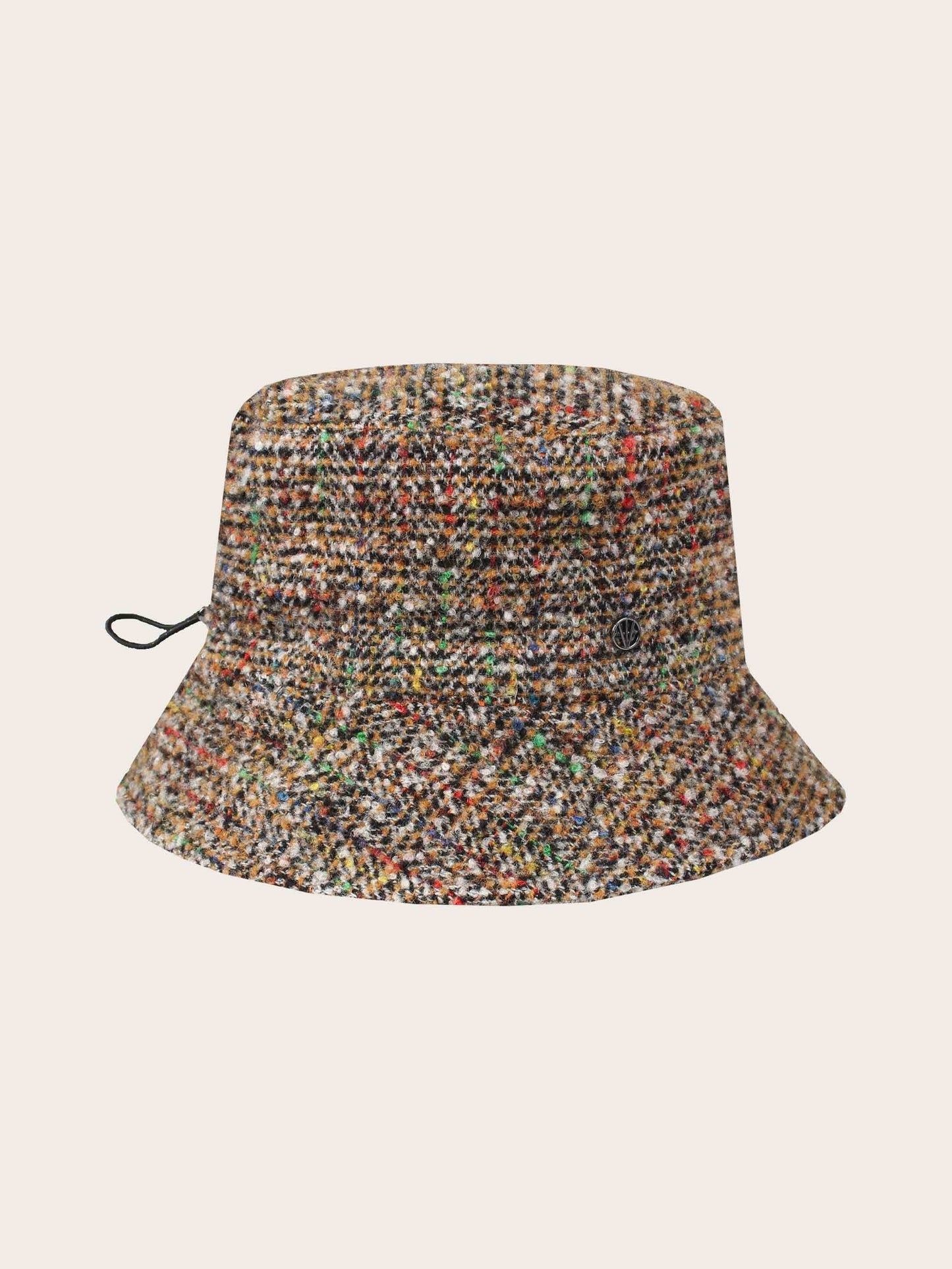 Checkered Pattern Lined Bucket Hat