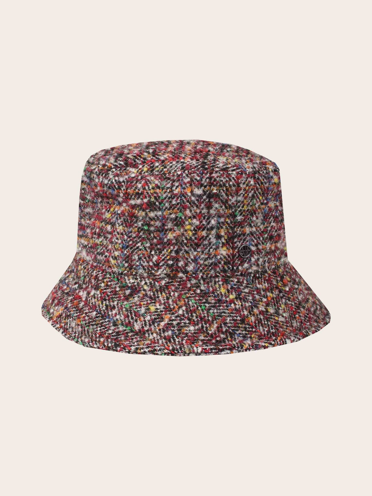 Checkered Pattern Lined Bucket Hat