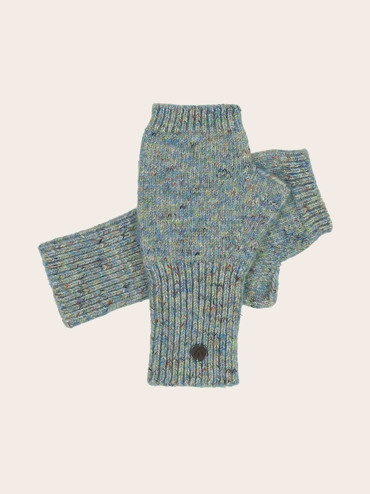 Glitter Knitted Fingerless Gloves