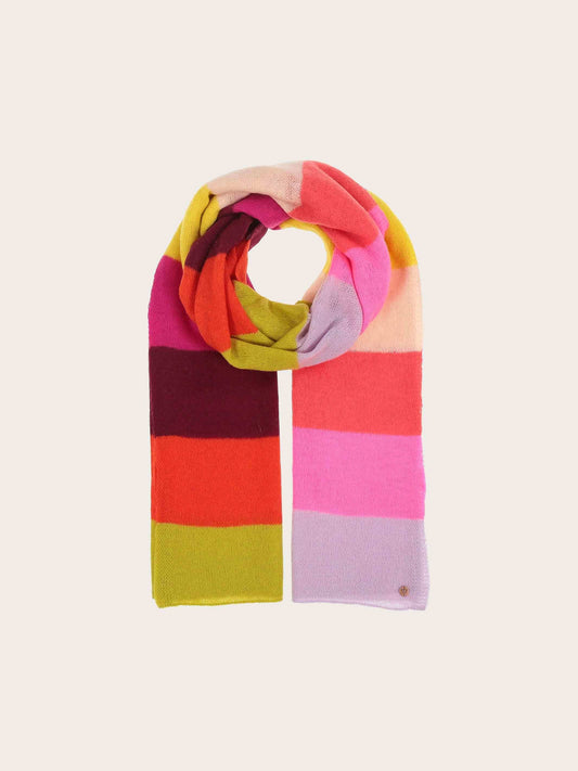 Block Stripe Wool Scarf