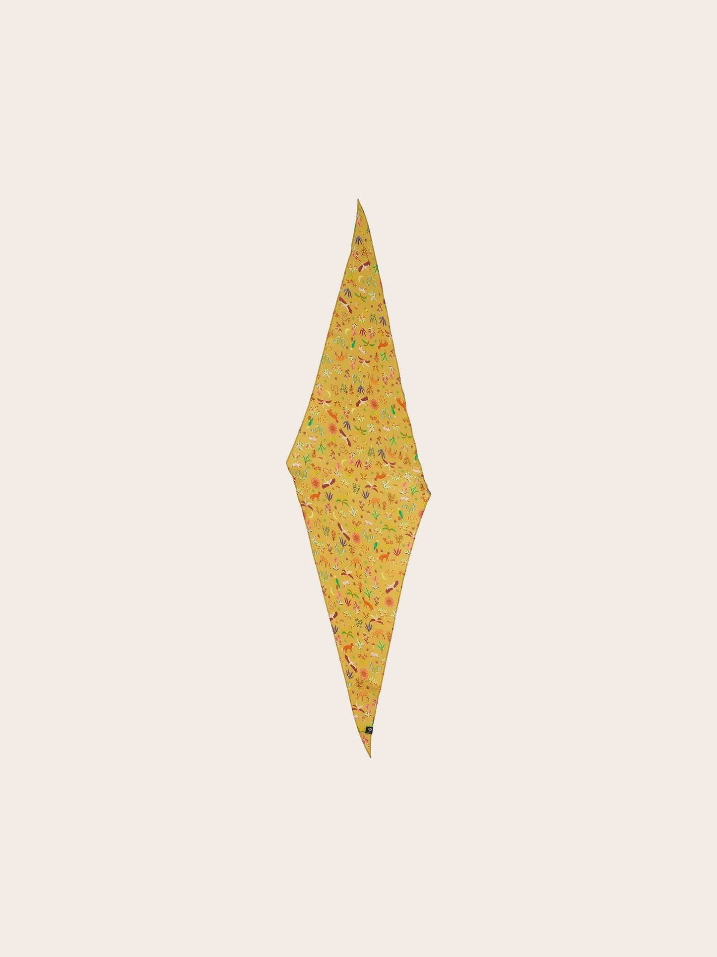 Animal Print Silk Bandana