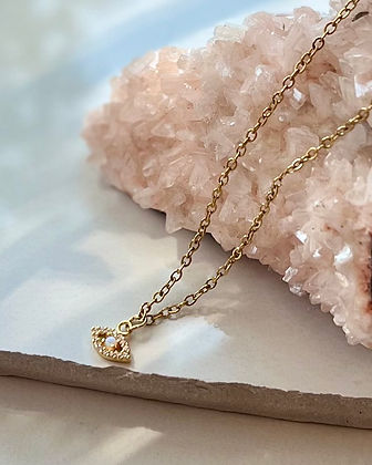 Opal Evil Eye Necklace
