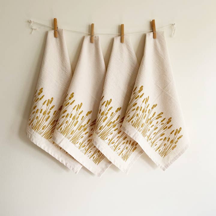 Golden Wheat Organic Cotton Napkin Set