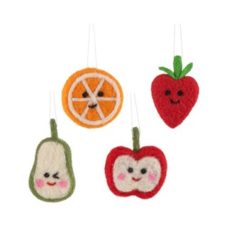 Felt Fruit Slice Ornament