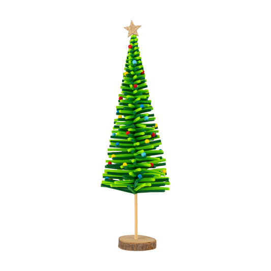 Felt Tree Multicolour Pom Poms 21.5"