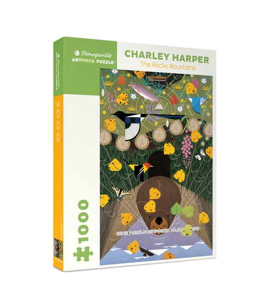 The Rocky Mountains Charley Harper 1000 Piece Puzzle