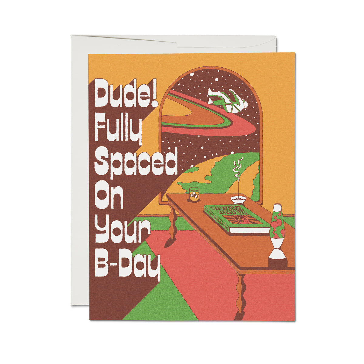 Fully Spaced Birthday Card