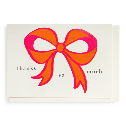 Bow Thank You Card