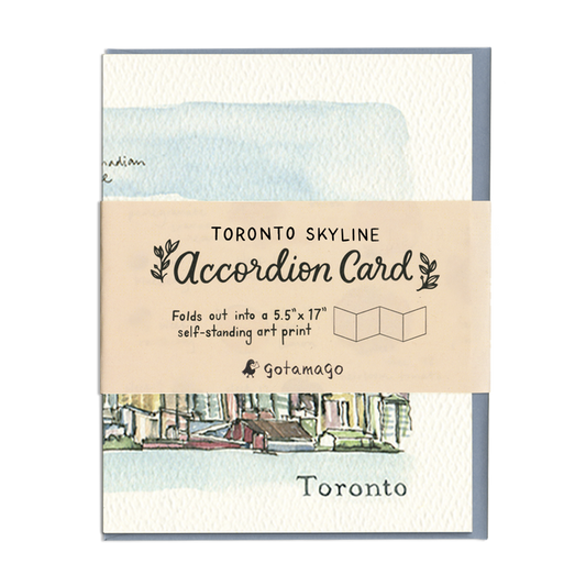 Toronto Skyline Accordion Card