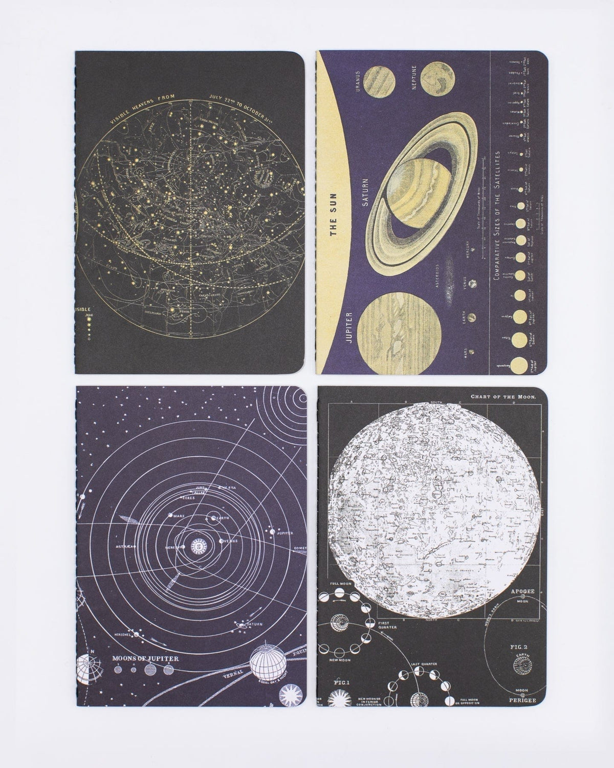 Astronomy Pocket Notebook 4-pack