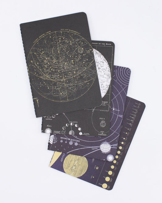 Astronomy Pocket Notebook 4-pack
