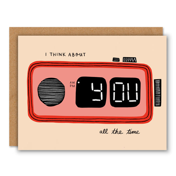 Think About You All The Time Card