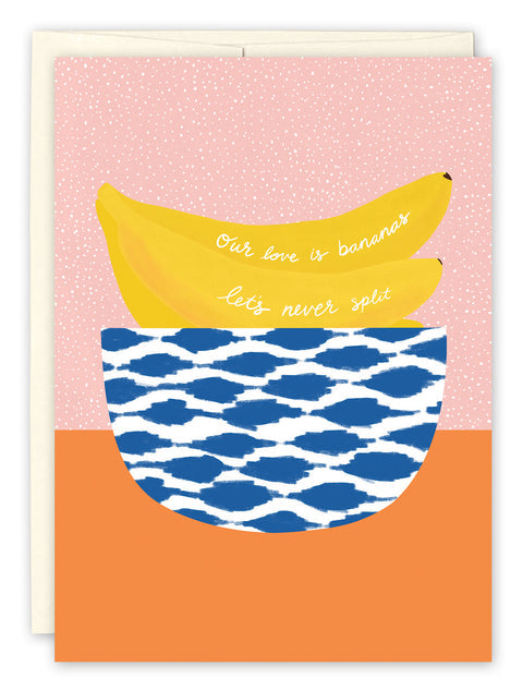 Bananas Anniversary Card
