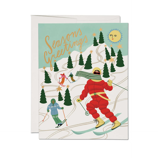 Snowy Slopes Card