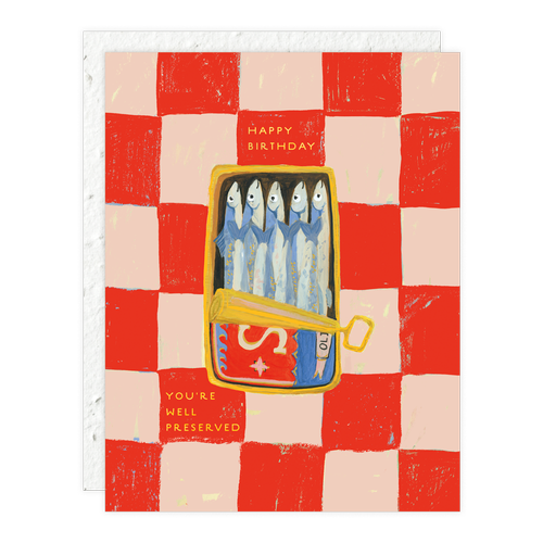 Sardines Birthday Card