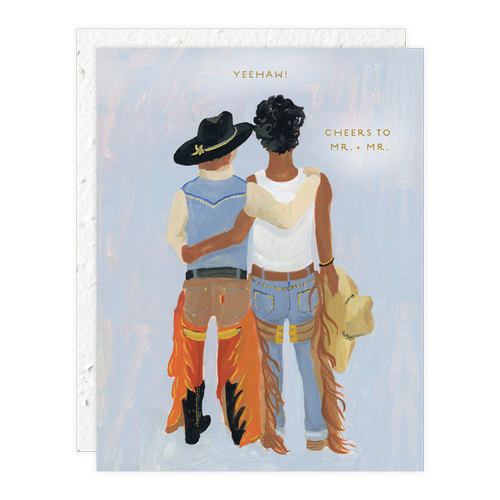 Howdy Partner Wedding Card