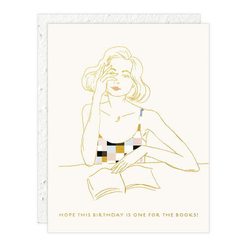 Book Lover Birthday Card