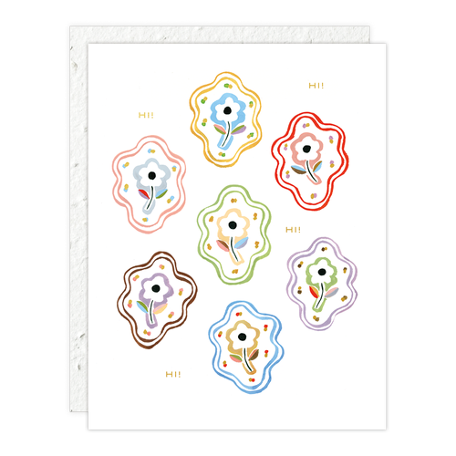 Flower Squiggles Card