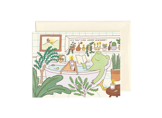 Birthday Bath Time Card