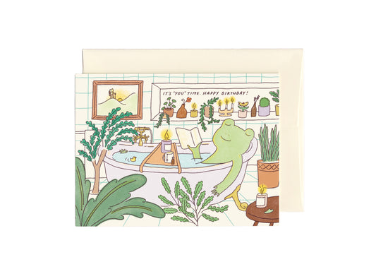 Birthday Bath Time Card