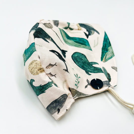 Baby Summer Bonnet Whale Song