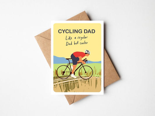Cycling Dad Card