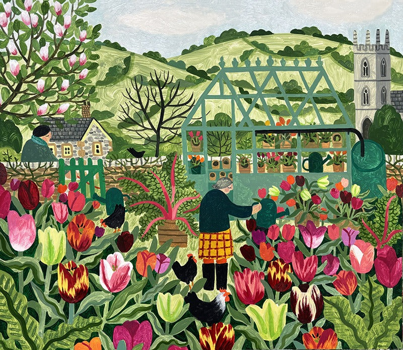 Spring Tulips Card