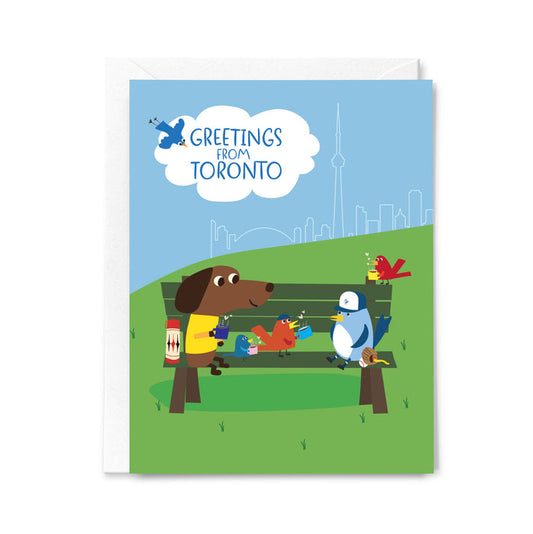 Greeting From Toronto Card