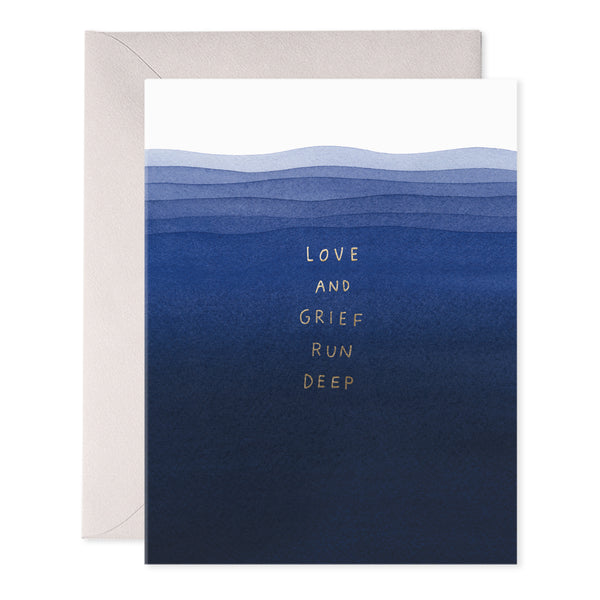 Grief Runs Deep Greeting Card