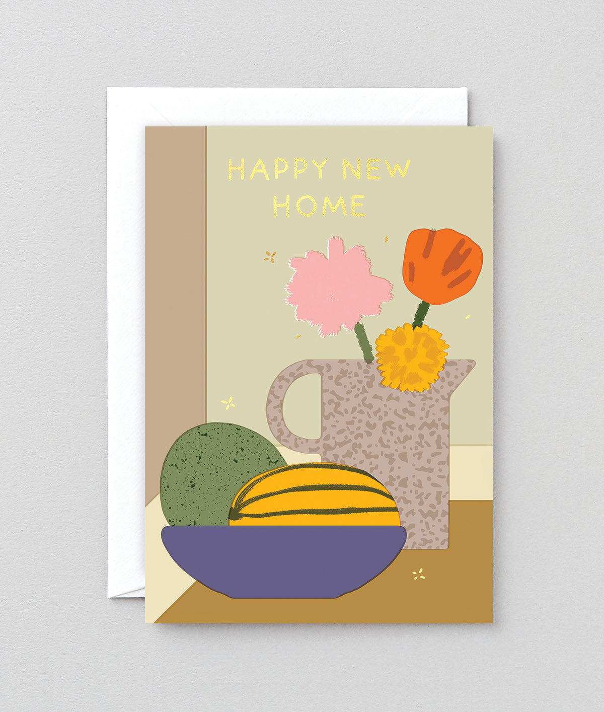 Happy New Home Still Life Card