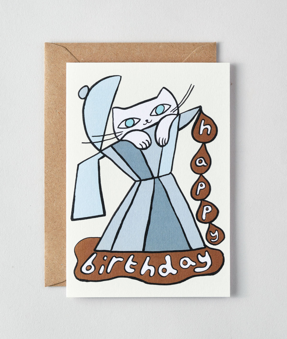 Happy Birthday Cat & Coffee Card