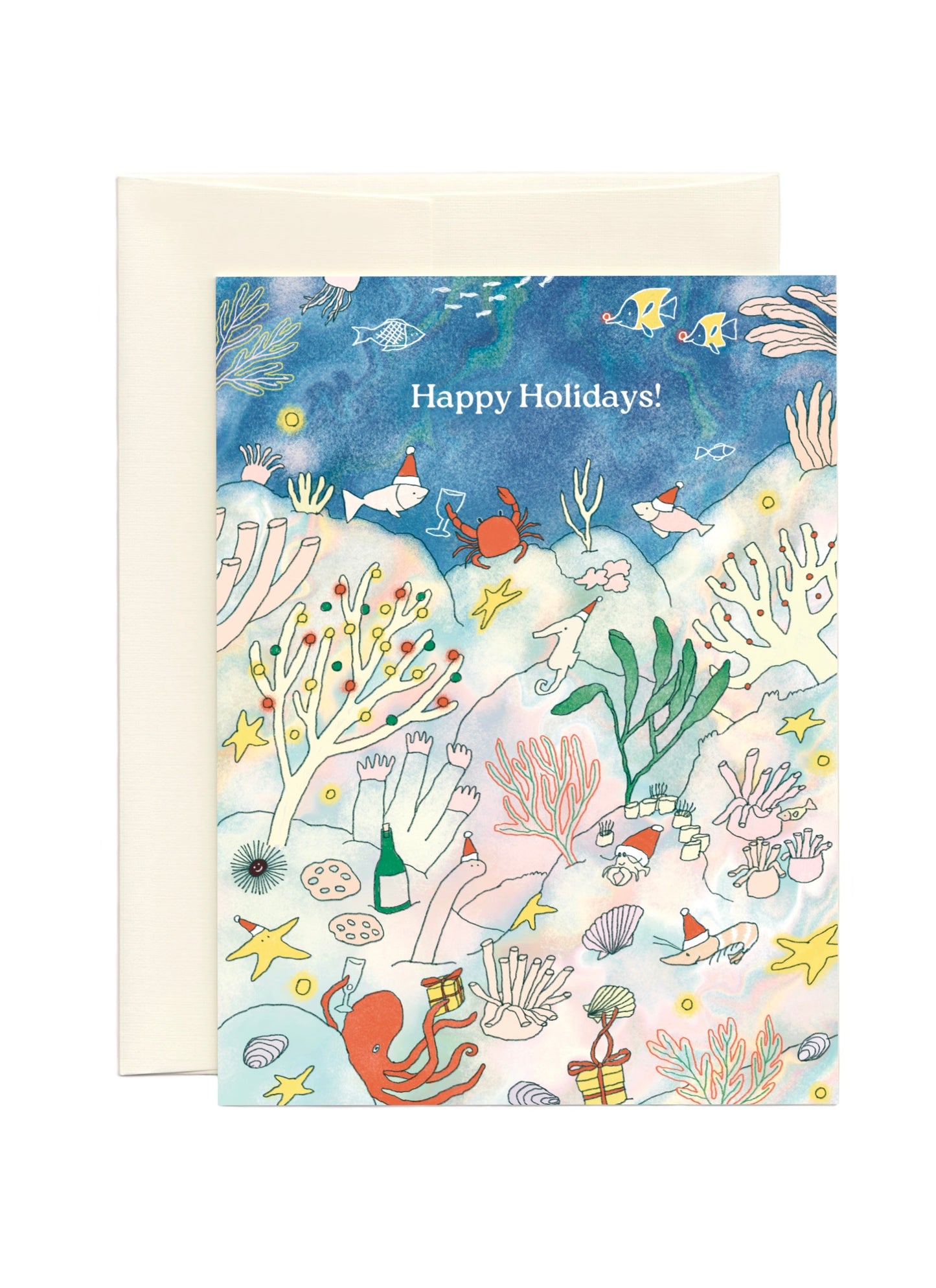 Under The Sea Holiday Card