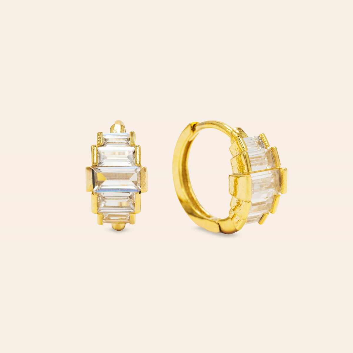 Clarice Huggie Hoop