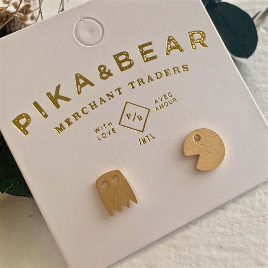 "Pac-Attack" Arcade Stud Earrings
