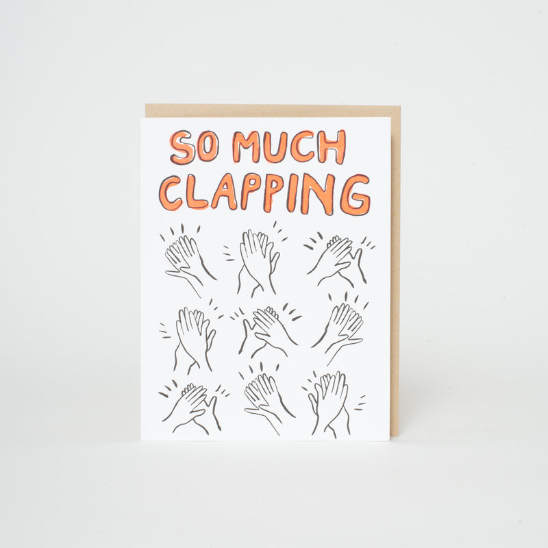 So Much Clapping Congrats Card