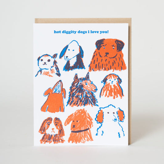 Hot Dog Love You Card