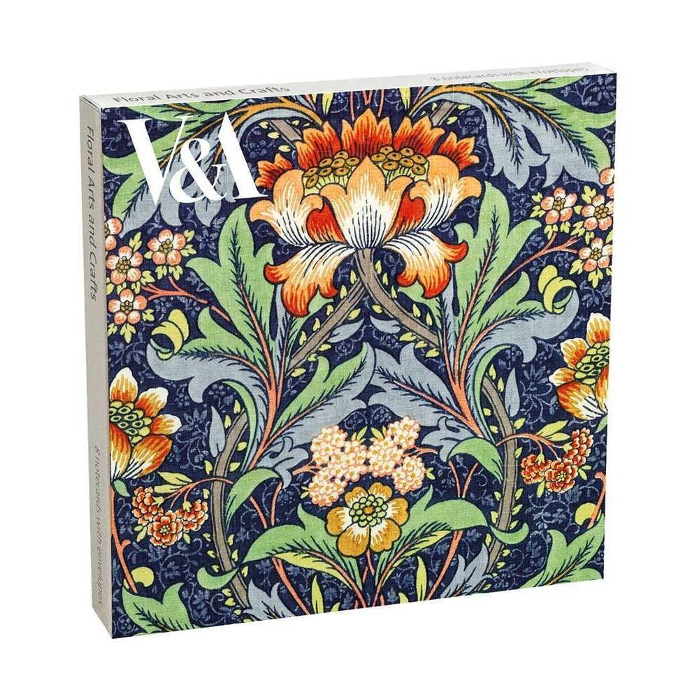 Floral Arts & Crafts Notecards